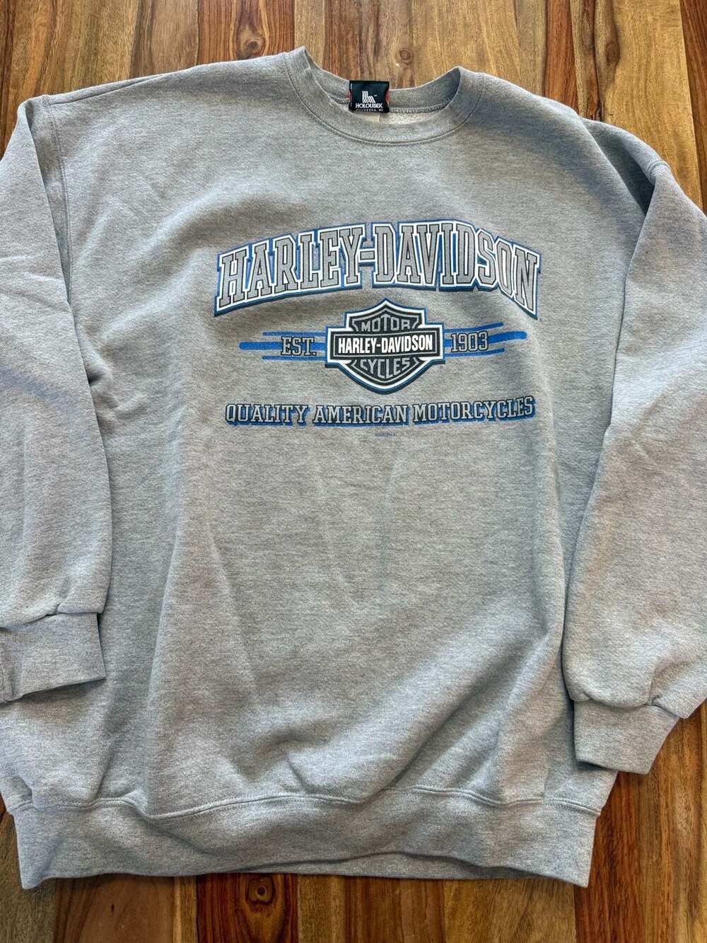 Vintage 2002 Harley-Davidson House of Milwaukee Crewneck Sweatshirt